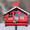 Perky-Pet Perky-Pet Squirrel-Be-Gone Wild Bird 8 lb Metal Country House Bird Feeder 1 ports 338 - alternate 2